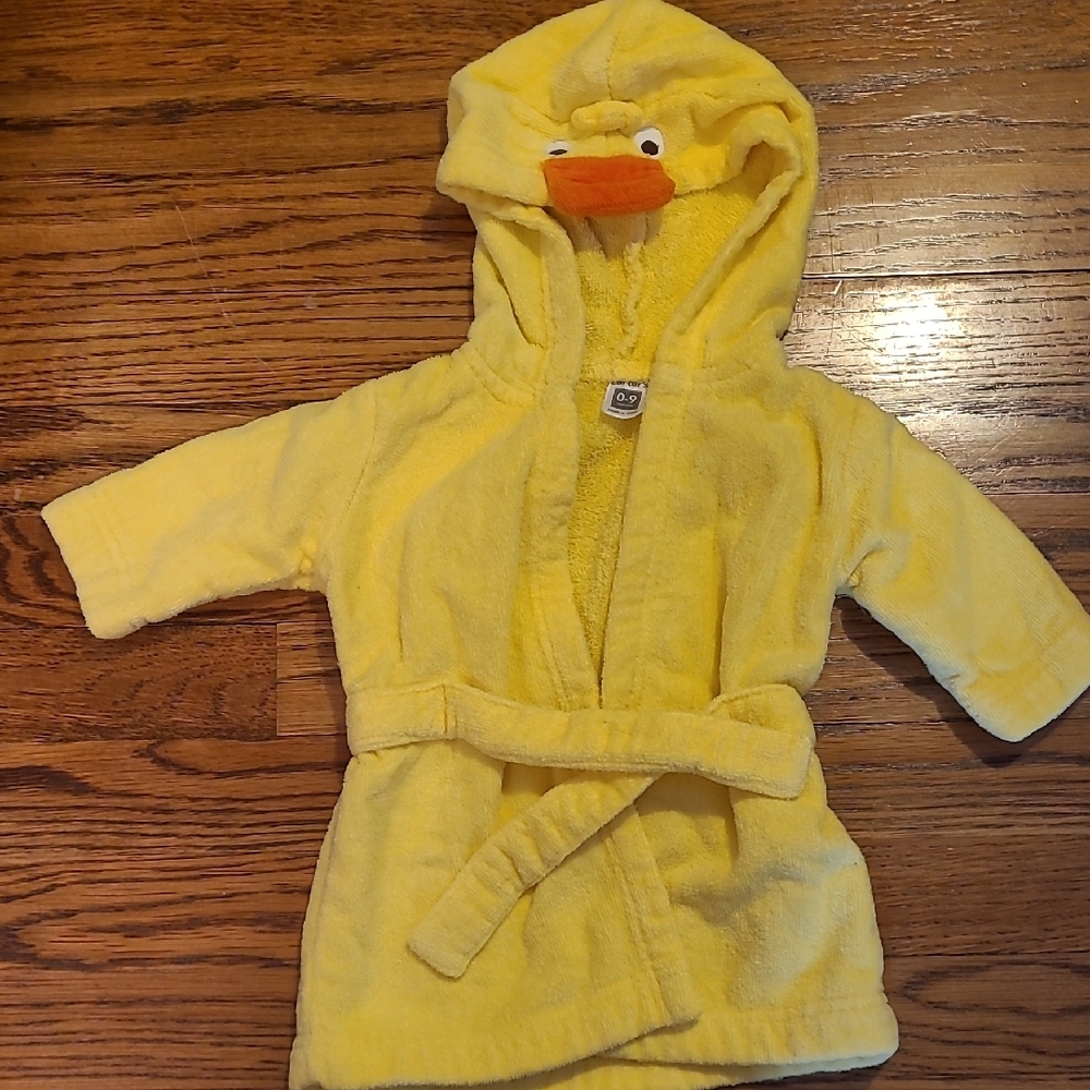 Carter's Soft Yellow Baby Robe - Chick